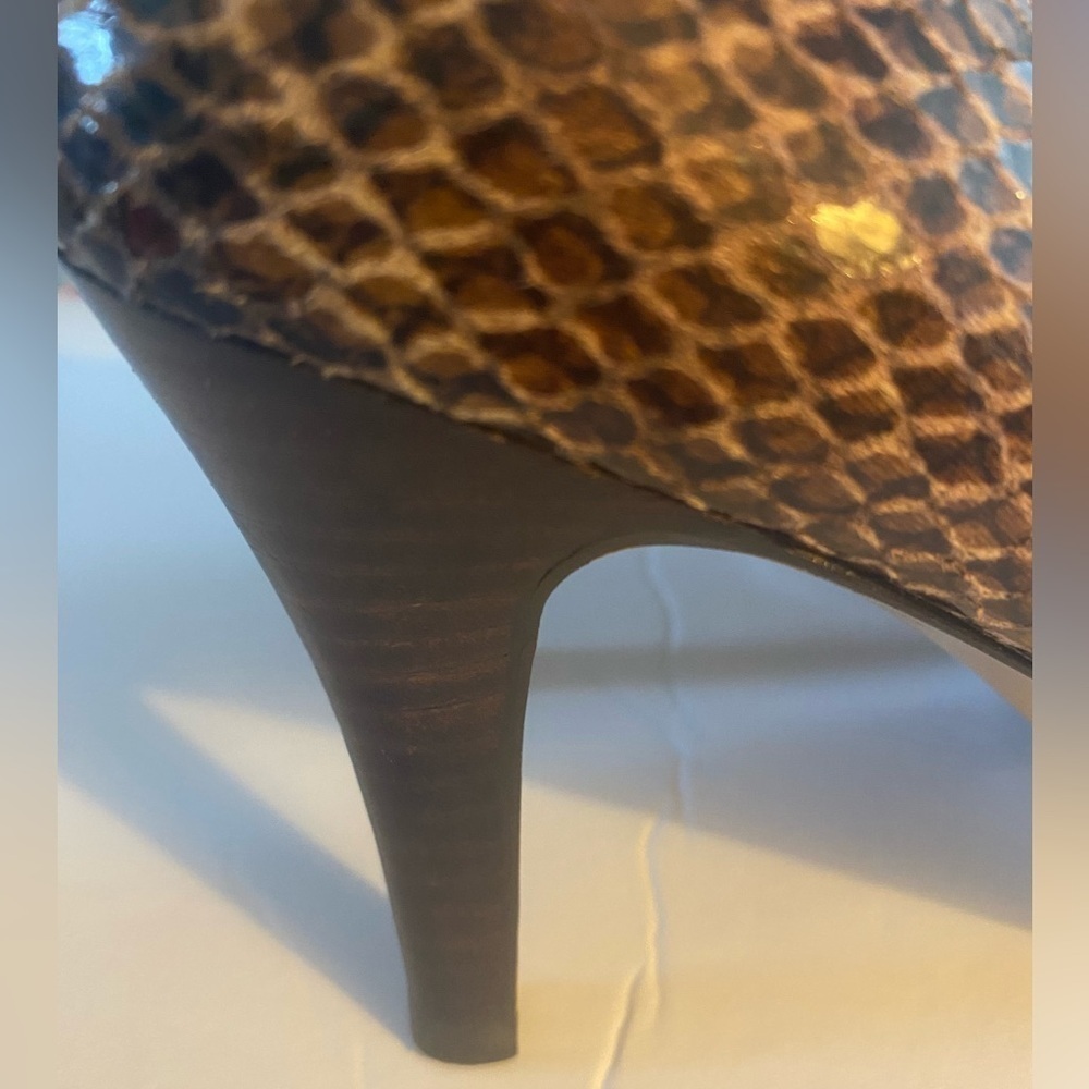 Anne Klein Akwystere High Heels, 3.5”, Animal Print, Snake Print, Sz 7, Pumps​ - Picture 8 of 15